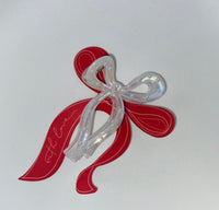 Heart Bow Clips