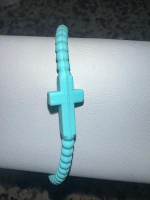 Silicone Cross Bracelet