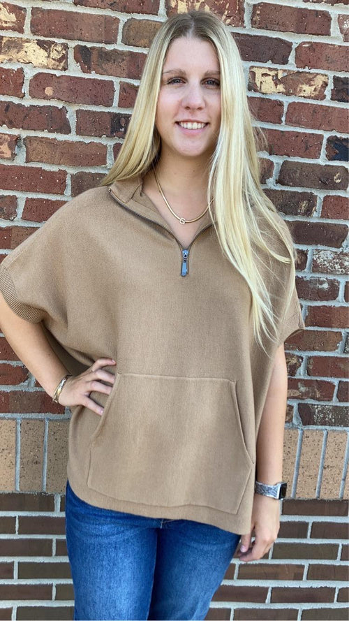 Cosima Mock Neck Poncho