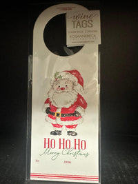 Ho Ho Ho Merry Christmas Wine Tag