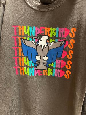 T-Birds Neon Mascot Tee