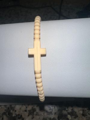 Silicone Cross Bracelet