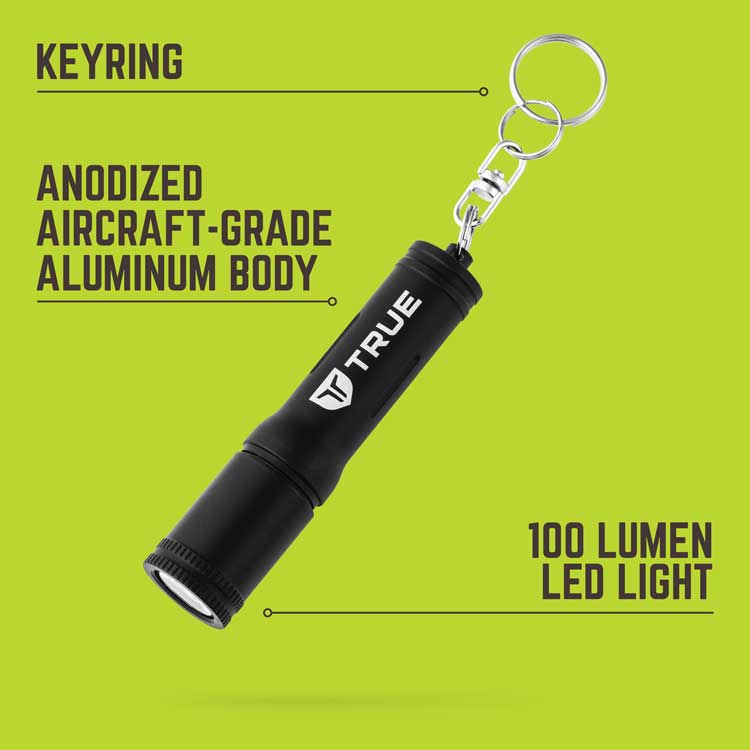 True Tiny Torch Flashlight-Keyring