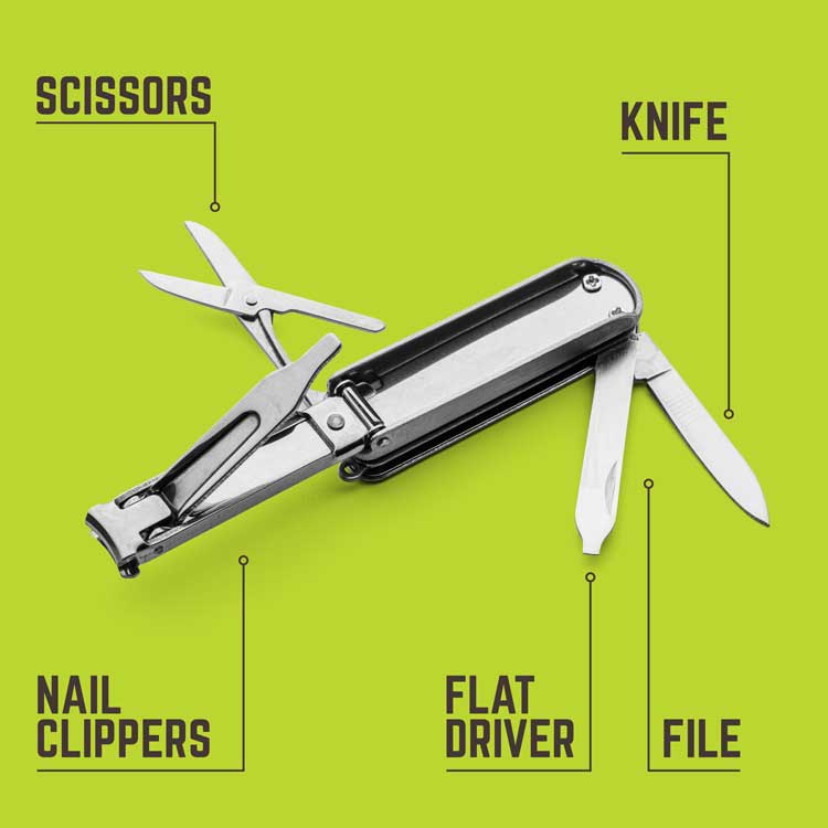 True NailClip Kit Multitool