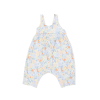 Georgia Floral-Tie Back Romper