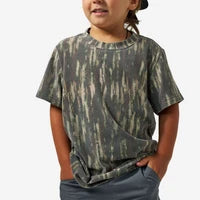 Youth Vintage Washed Tee In Midland Camo