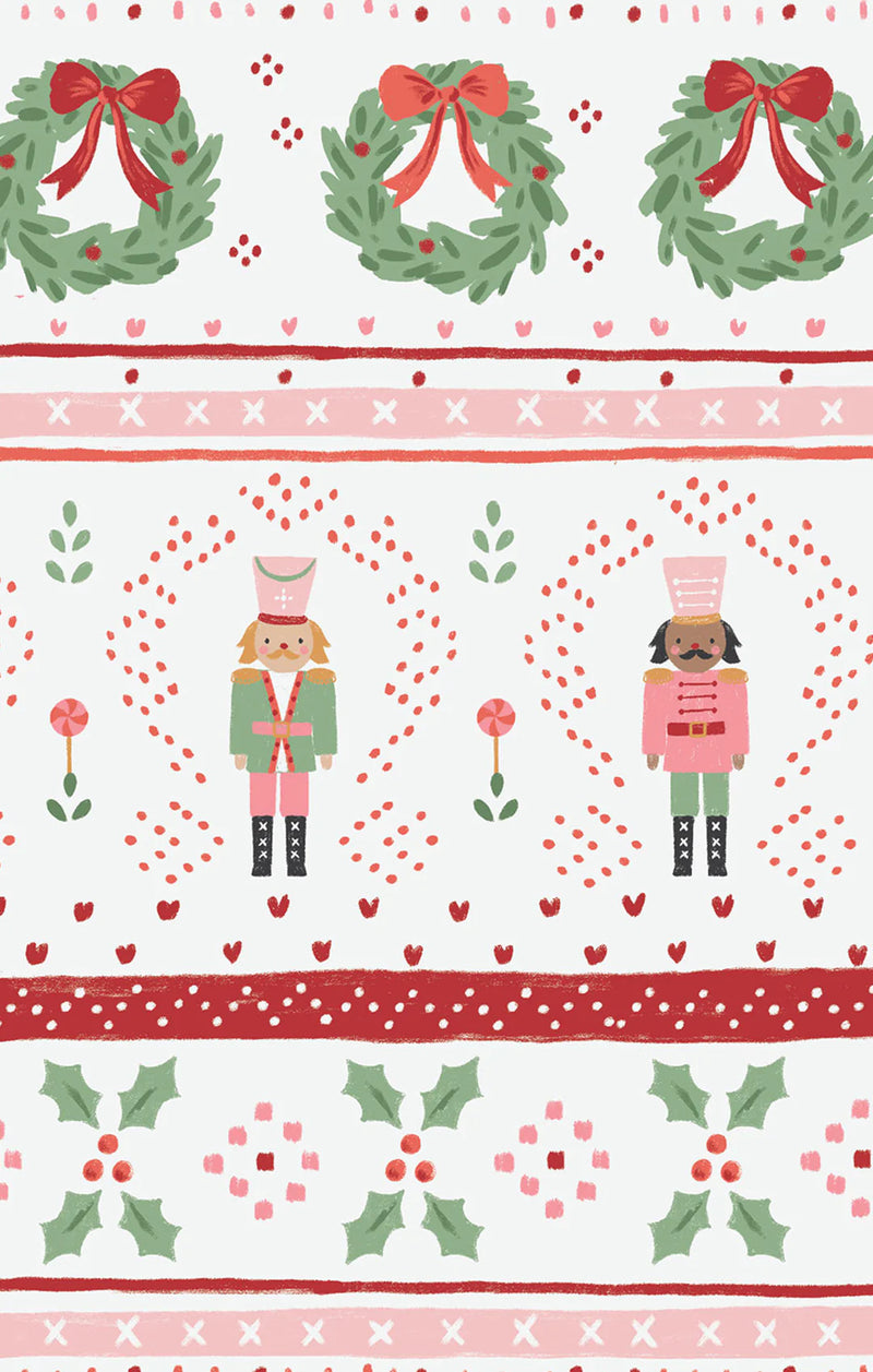 Two Way Zipper Footie-Sugar Plum Fairy-Nutcracker Fair Isle