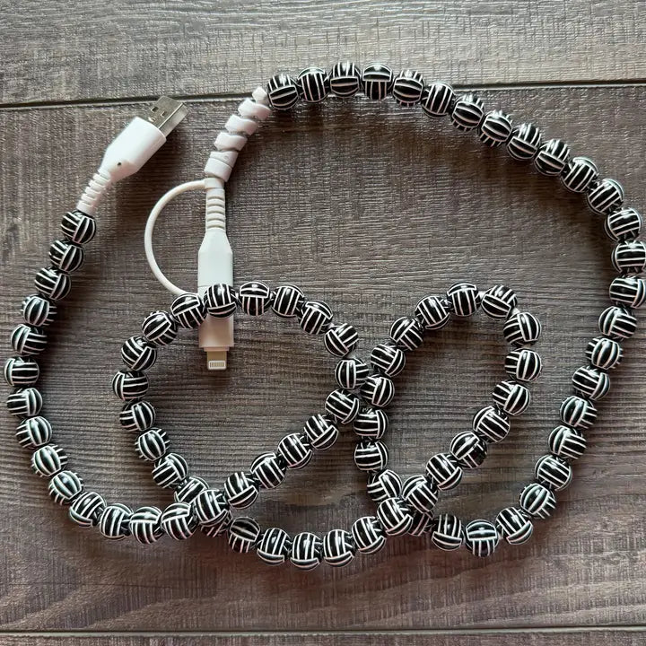 Sports Ball Phone Cord With Lightening and Usb-C