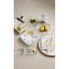 Hobnail Glass Salad Set