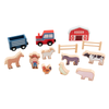 Wood Farm Toy Set