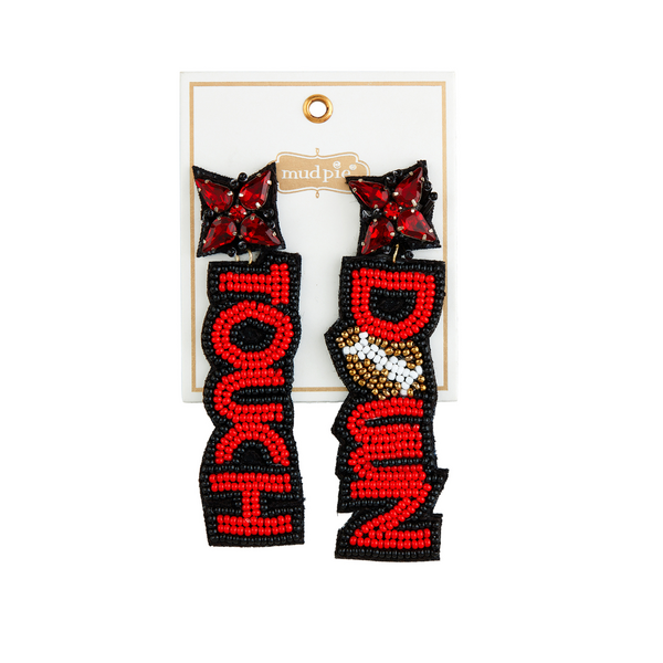 Gameday Beaded Earrings