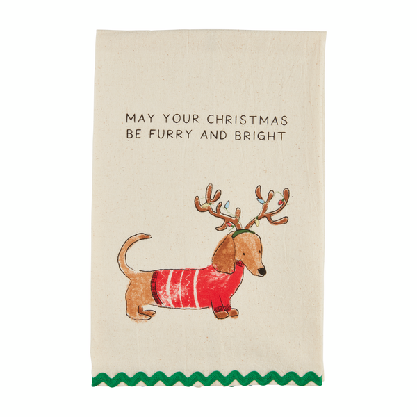 Dog Christmas Towels