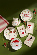 Santa & Reindeer Platter Set