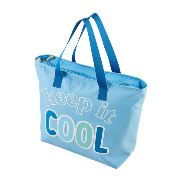 Blue Summer Cooler Tote