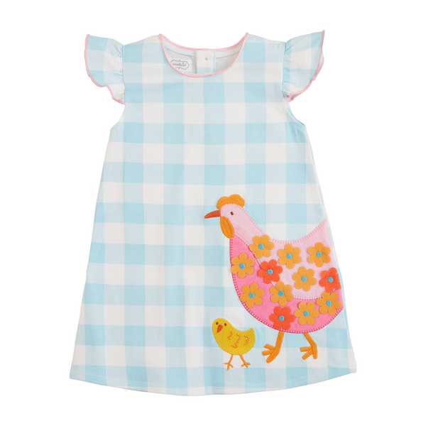 Chicken T-Shirt Toddler Dress