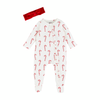 Candy Cane Baby Sleeper & Headband Set