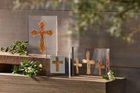 Triple Cross Acrylic Cross Plaque