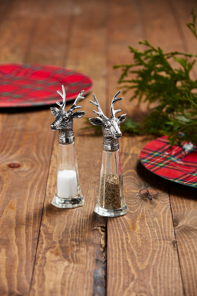 Metal Deer Salt and Pepper Shaker