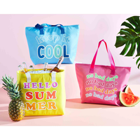 Blue Summer Cooler Tote