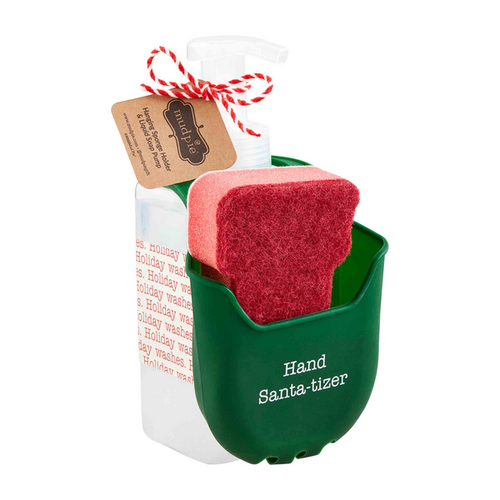 Holiday Soap & Sponge Caddy Set