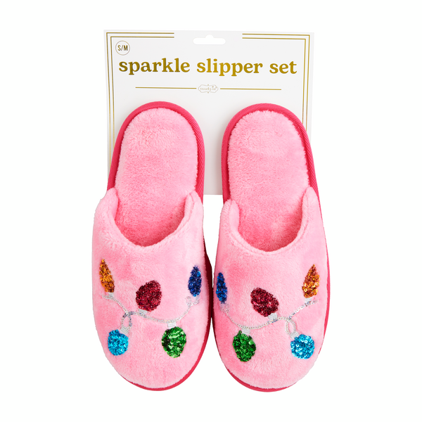 Holiday Sparkle Slippers S/M