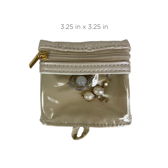 Getaway Jewelry Case - Pearl Quilted