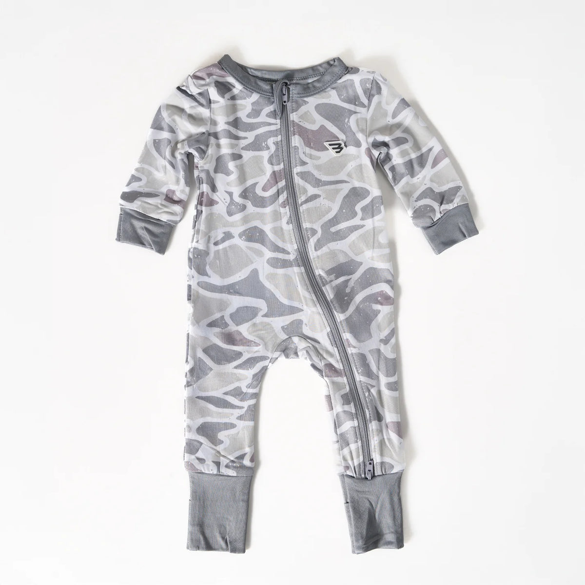 Baby Zip Up-White Camo