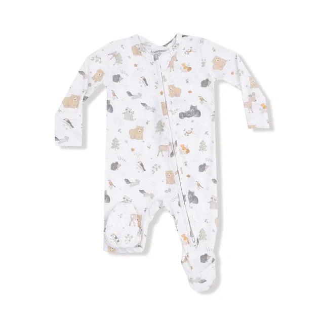 Woodland Babies 2 Way Zipper Footie