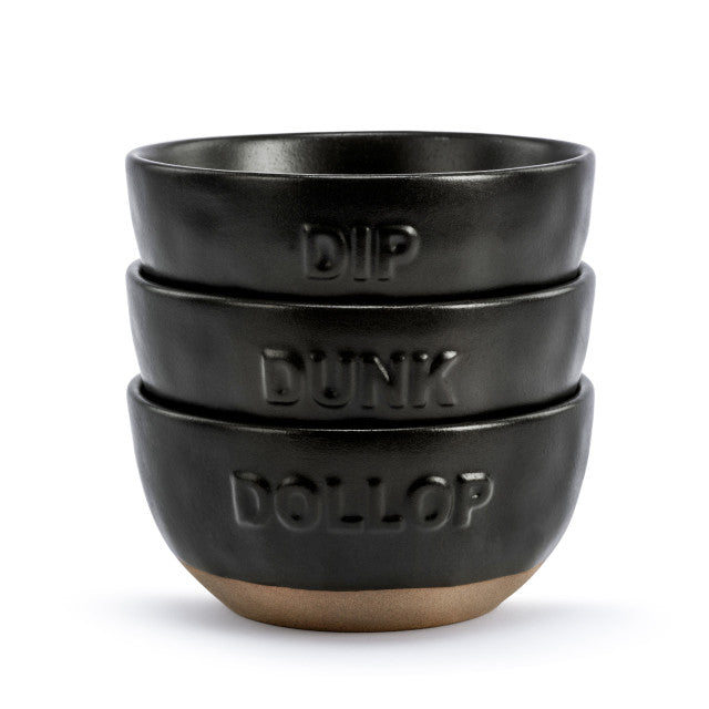 Dollop Dipping Bowls - Set of 3