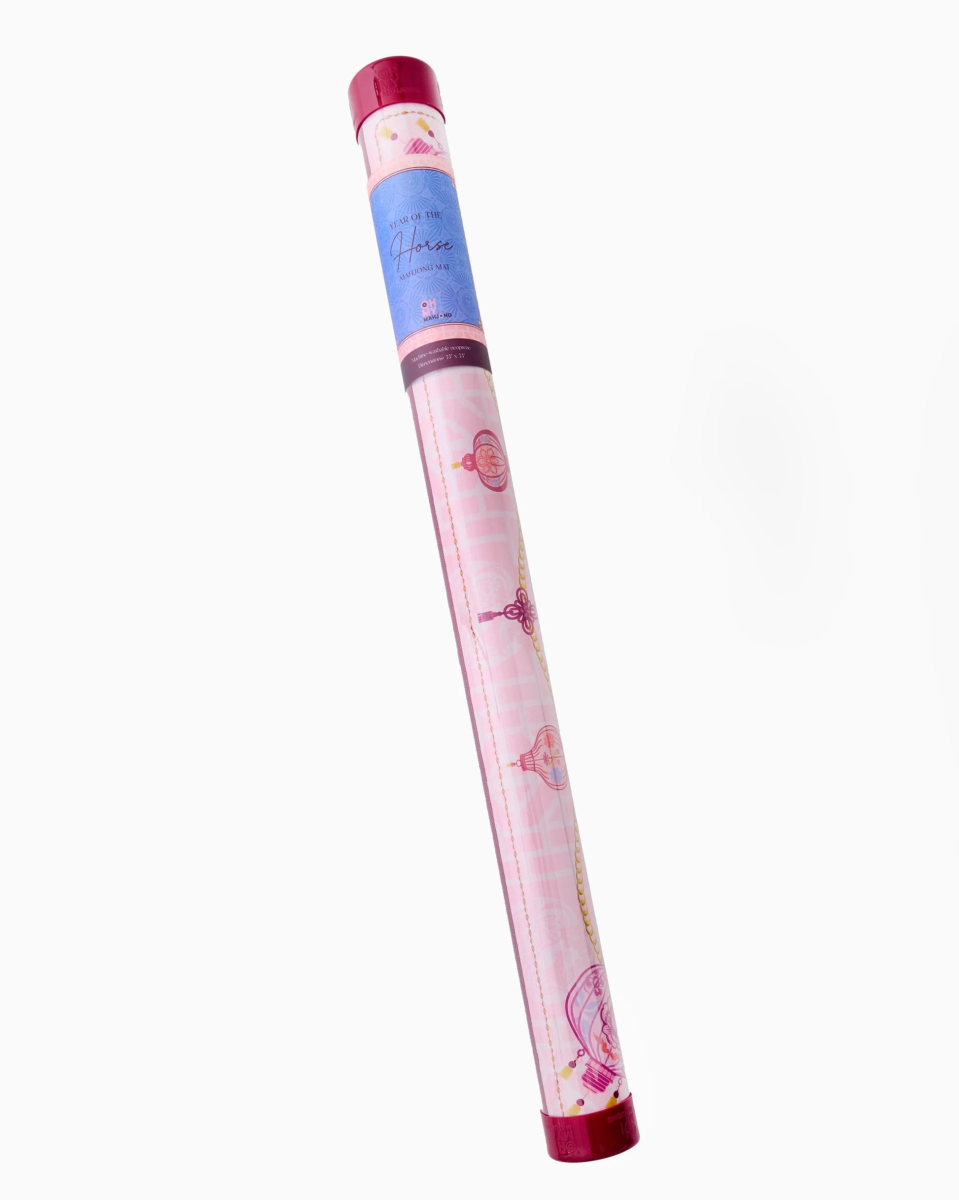 Mahjong Mat rolled in clear tube