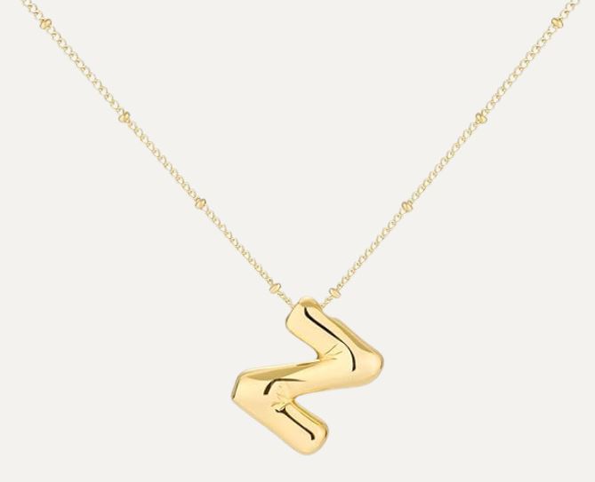 Bubble Letter Necklace