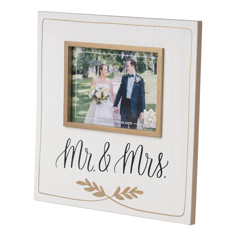 Mr. & Mrs. Gold Frame