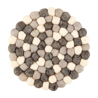 Felted Round Trivets