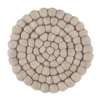 Felted Round Trivets