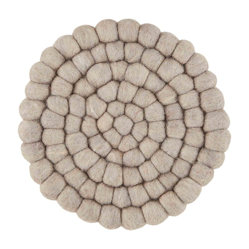 Felted Round Trivets