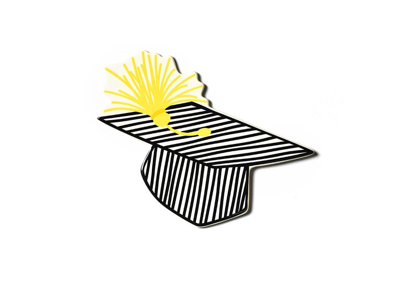 Striped Graduation Cap Attachment