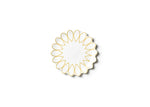 Deco Gold Scallop Salad Plate
