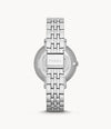 Jacqueline Three-Hand Date Stainless Steel Watch