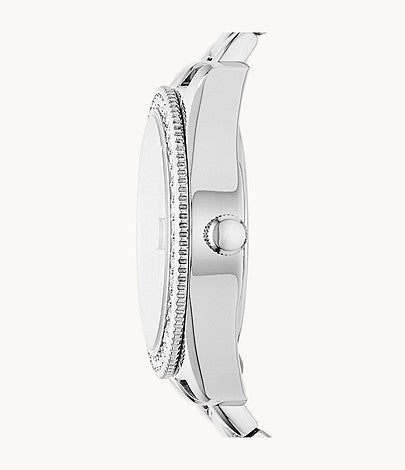 Scarlette Mini Three-Hand Date Stainless Steel Watch