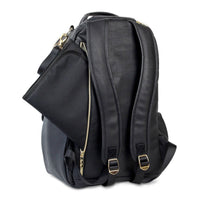 Boss Backpack Diaper Bag- Jetsetter Black