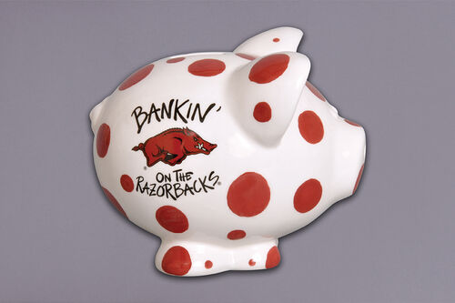 Arkansas Razorbacks Piggy Bank