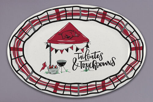 Tailgates & Touchdown Oval Platter