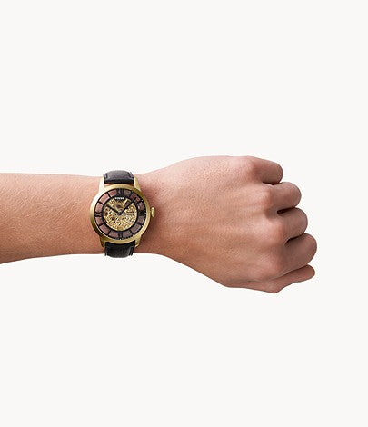 Townsman Automatic Black LiteHide™ Leather Watch