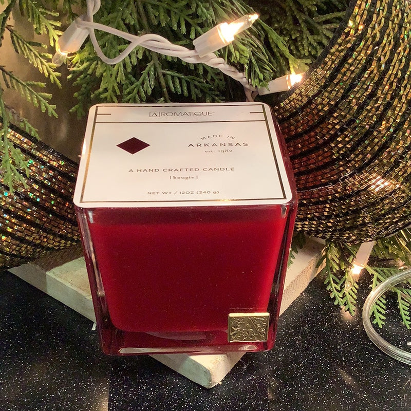 The Smell of Christmas-Cube Glass Candle